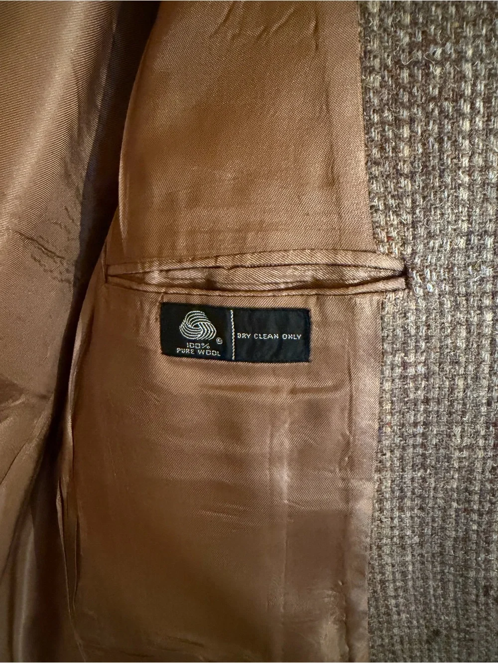 Classic Brown Tweed Sport Coat - Tailored Two-Button Blazer